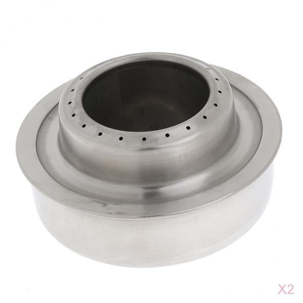 2pcs Outdoor Survival Camping Cooking Alcohol Burner Spirit Stove