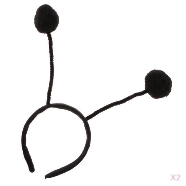2xGirl Kids Insect Bumlebee Ant Ladybug Alien Headband Party Costume Black
