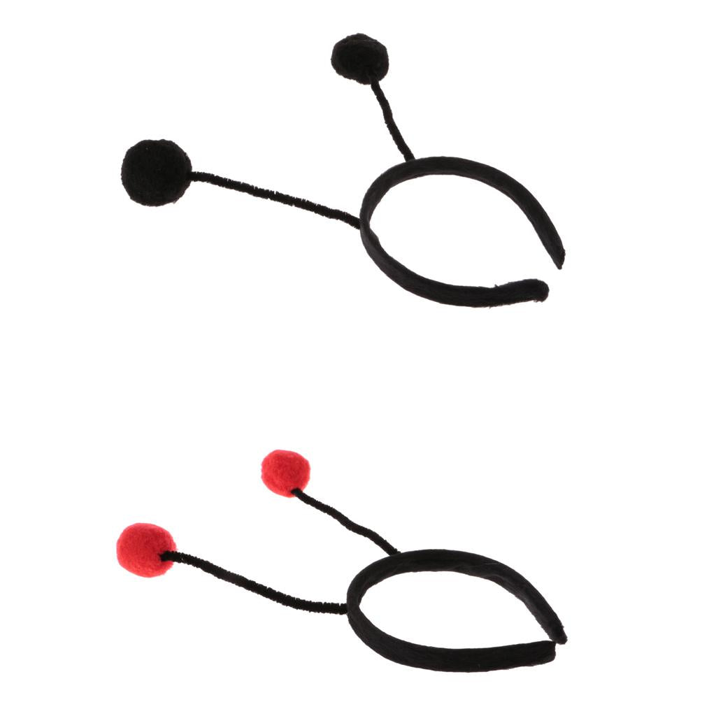 2Pcs Girl Kids Insect Bumlebee Ant Alien Headband Party Costume