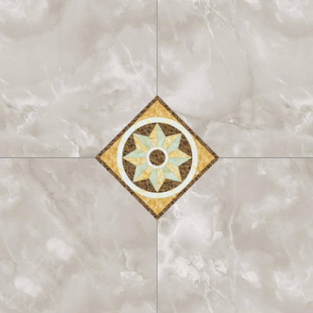 20Pcs Waterproof Wall Tile Floor Sticker Peel and Stick Room Decor Decal D