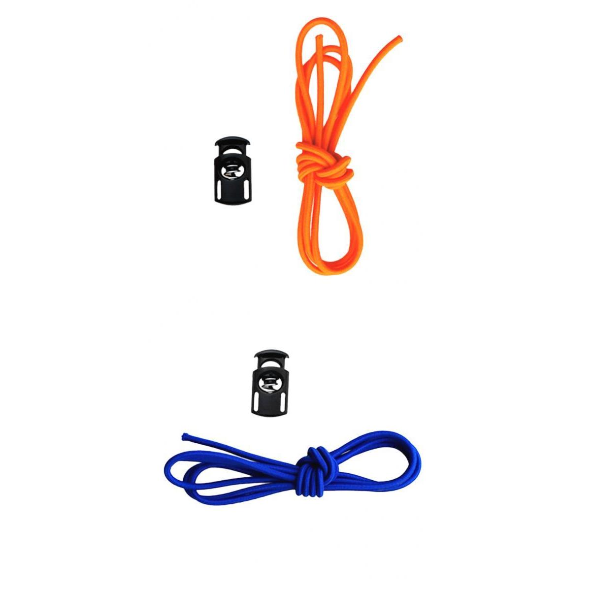 2 Pieces Elastic Swimming Goggles / Dive Mask Strap Replacement Blue Orange
