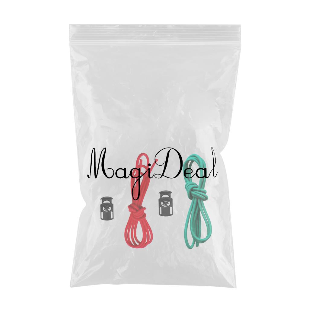 2 Pieces Elastic Swimming Goggles / Dive Mask Strap Replacement Green Red