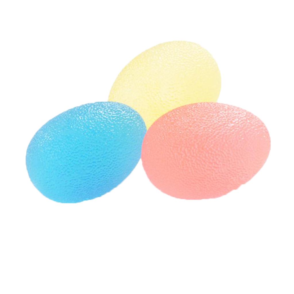 3 Pieces Fingers Palm Exercise Grip Strength Ball Hand Squeeze Exerciser