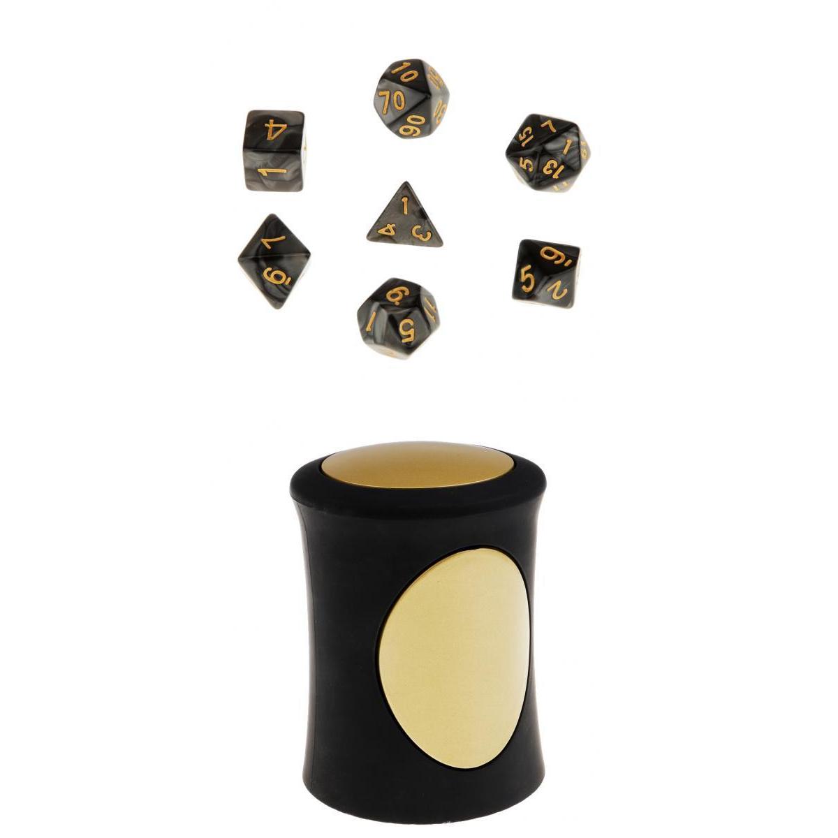 7X Polyhedral Dice for Dungeons and Dragons Table Games+Dice Cup #3