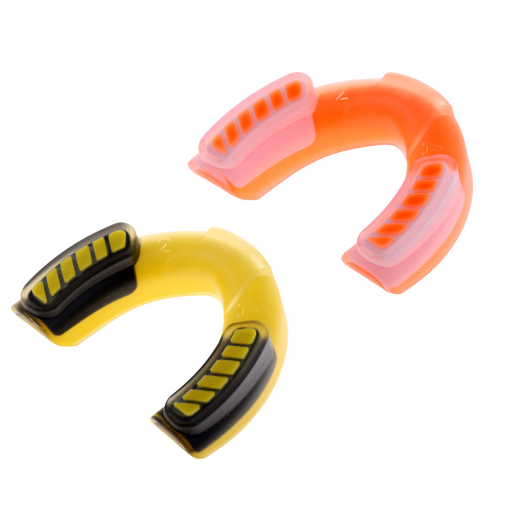 2Pcs Sports Mouth Guard Teeth Protector For Boxing Football Karate Safety