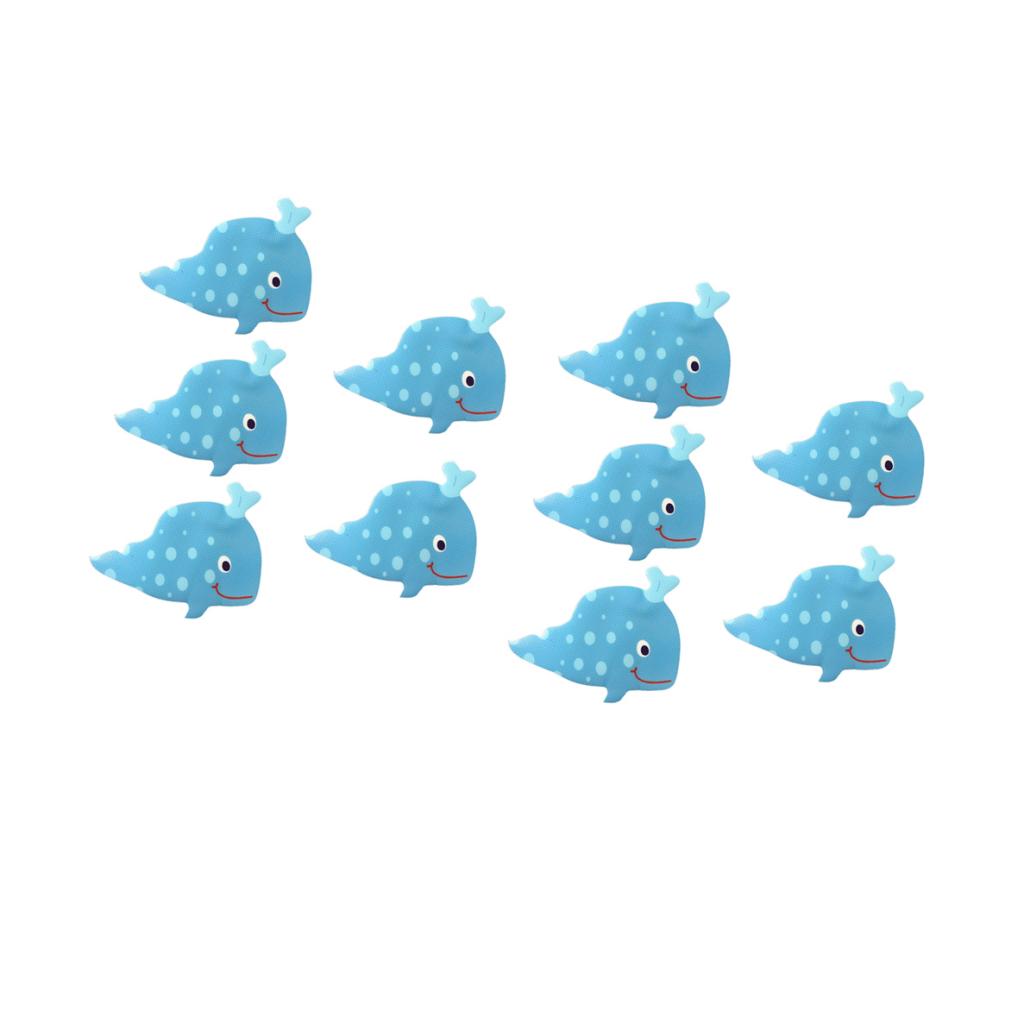 10pcs Non Slip Bath Tub Stickers Bathroom Mat Shower Room Floor Grip Whale