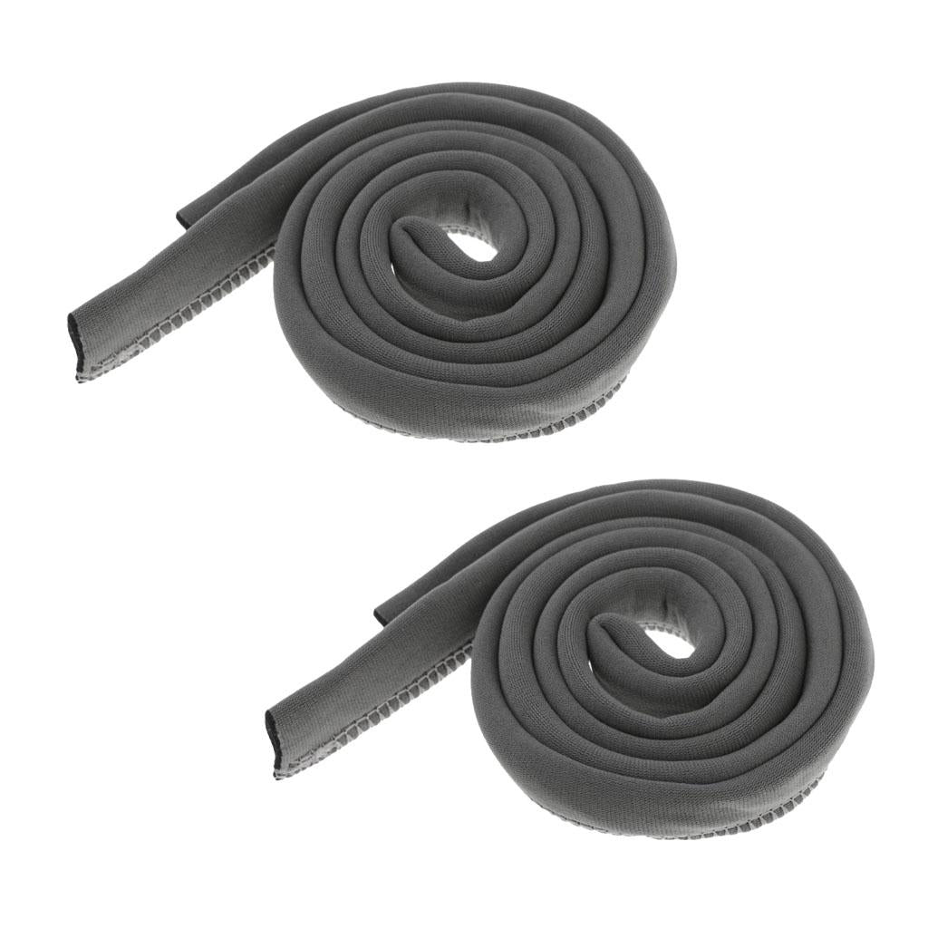 2 Pieces Hydration Pack Bladder Drink Tube Insulated Hose Cover Sleeve Grey