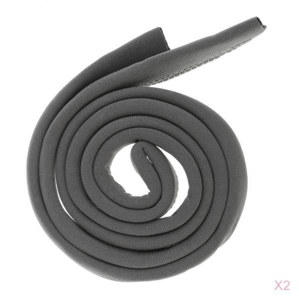 2 Pieces Hydration Pack Bladder Drink Tube Insulated Hose Cover Sleeve Grey