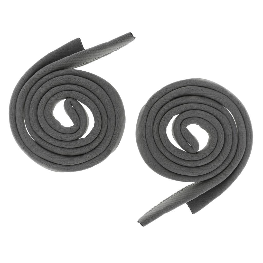 2 Pieces Hydration Pack Bladder Drink Tube Insulated Hose Cover Sleeve Grey