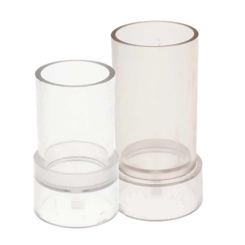 2 Sizes Plastic Clear Candle Molds Soap Mold Tool DIY Candles Making Crafts