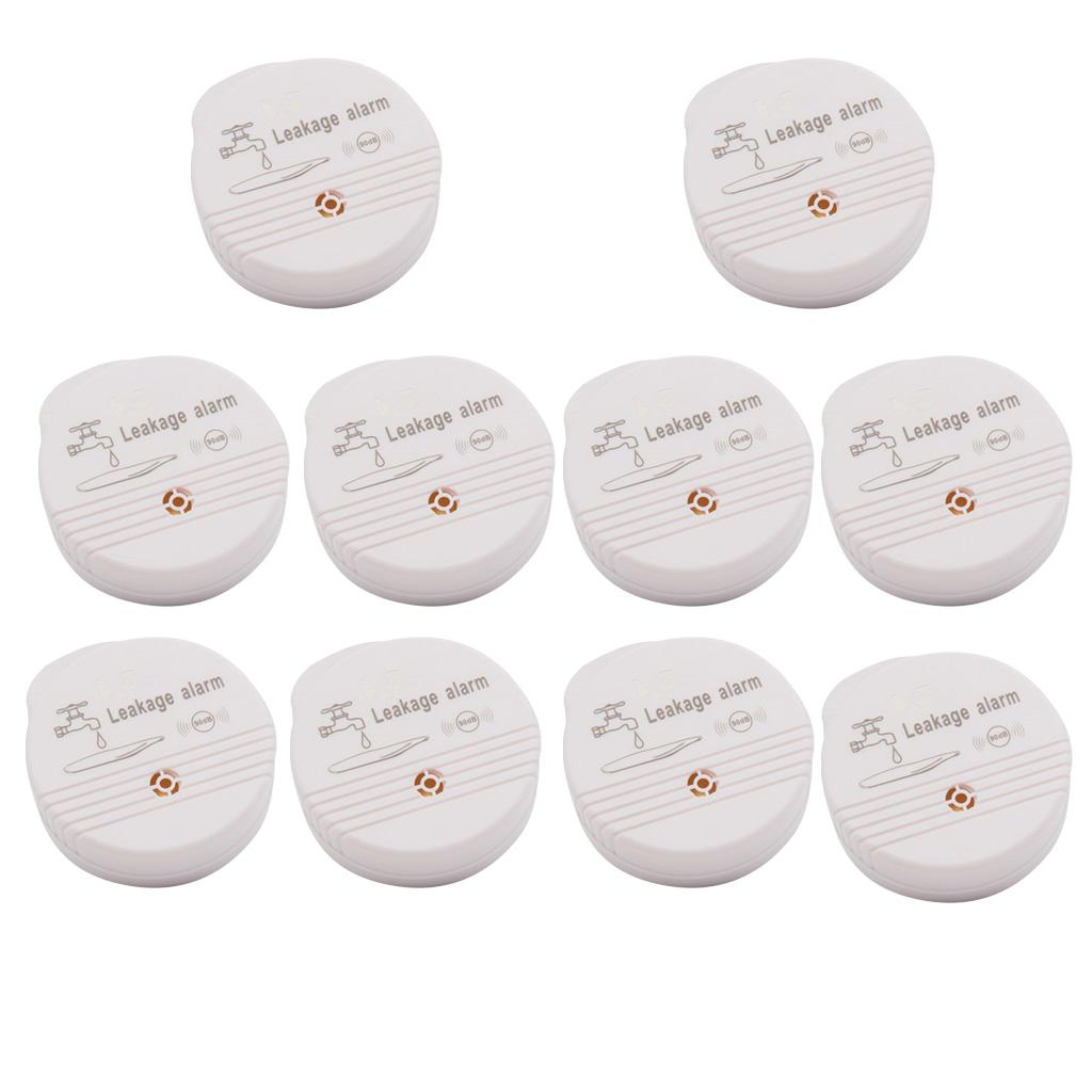 10x Battery Power Water Alarm Home Security Water Leakage Sensor Detector