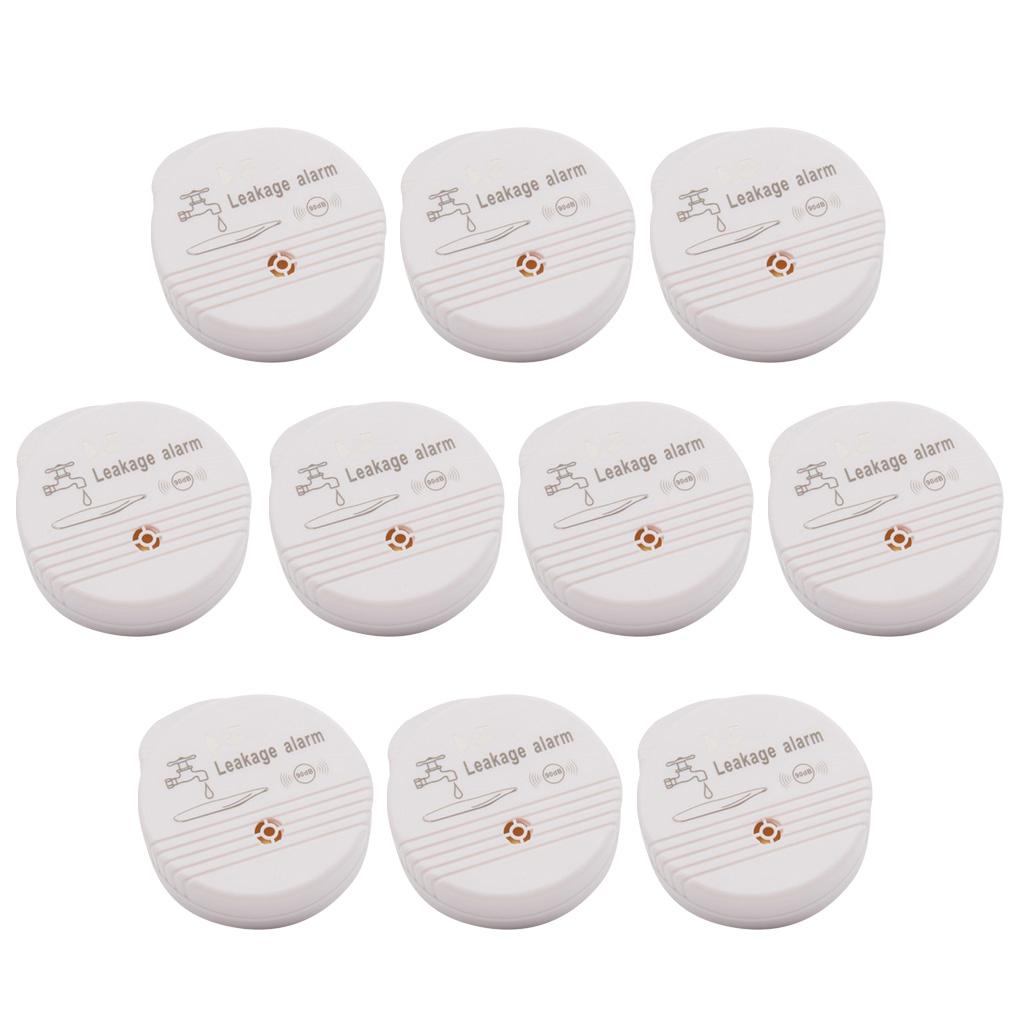 10x Battery Power Water Alarm Home Security Water Leakage Sensor Detector