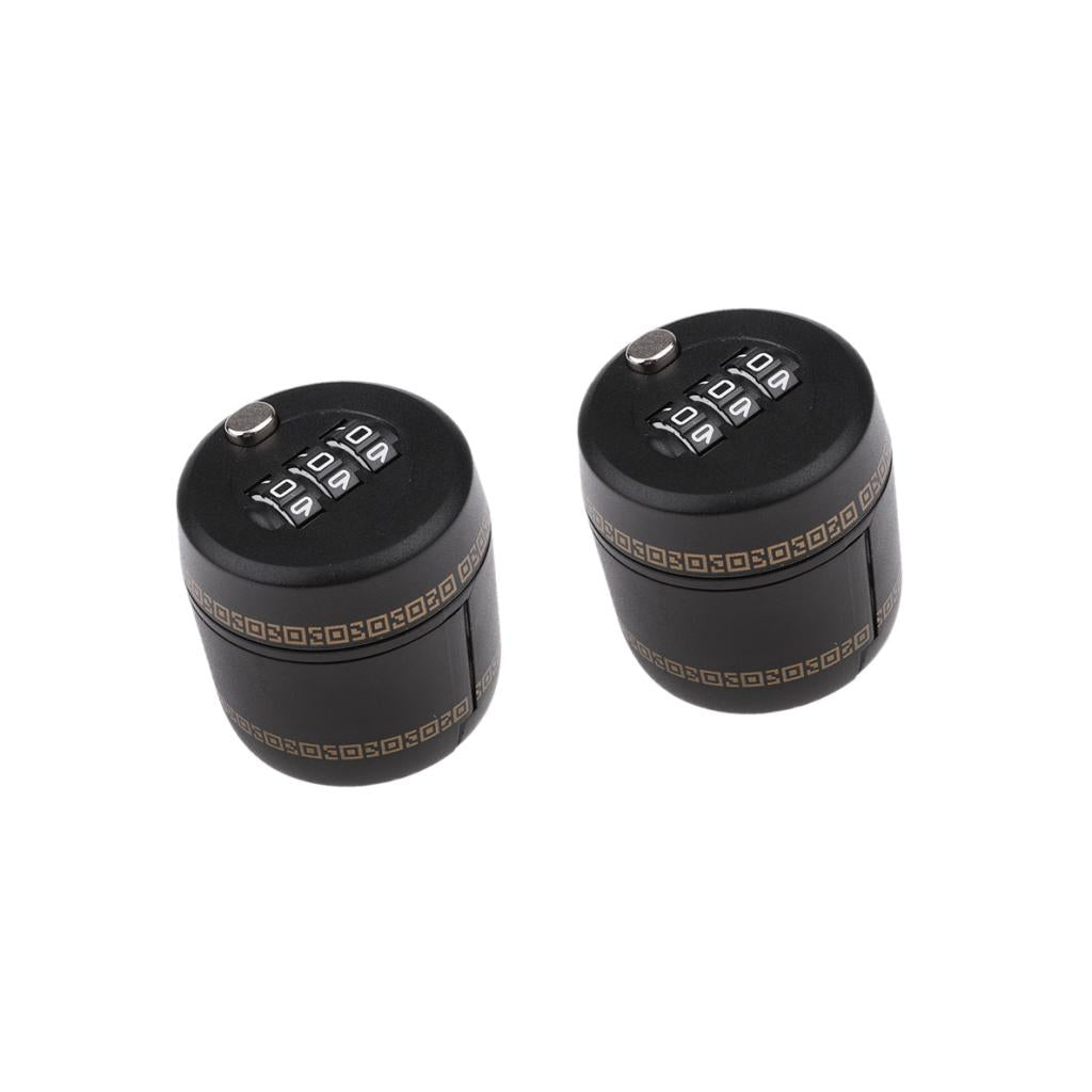 2 pieces Bottle Top Password Lock Combination Lock Wine Stopper Vacuum Cork