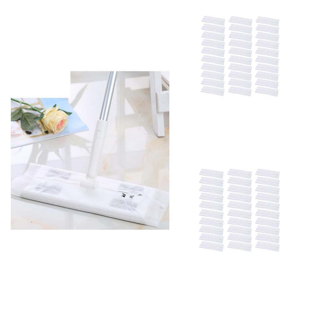 60 Pcs 30 Cleaning Paper Towels Mop Mop Paper Towels for Floor Home Hotel