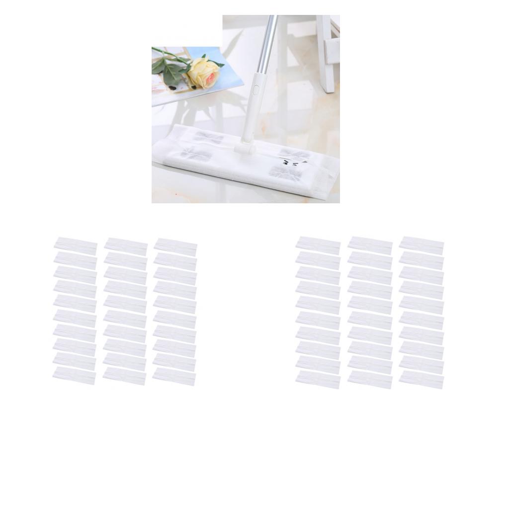 60 Pcs 30 Cleaning Paper Towels Mop Mop Paper Towels for Floor Home Hotel