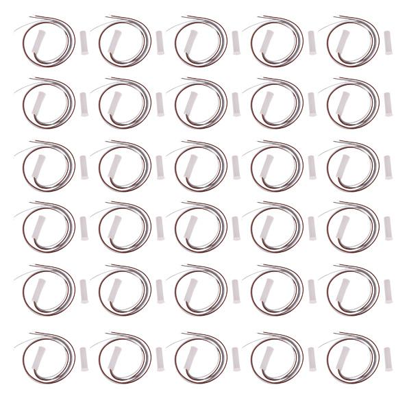 30-Pcs NC NO Door Window Contact Magnetic Reed Switch Alarm 3W 10-25mm