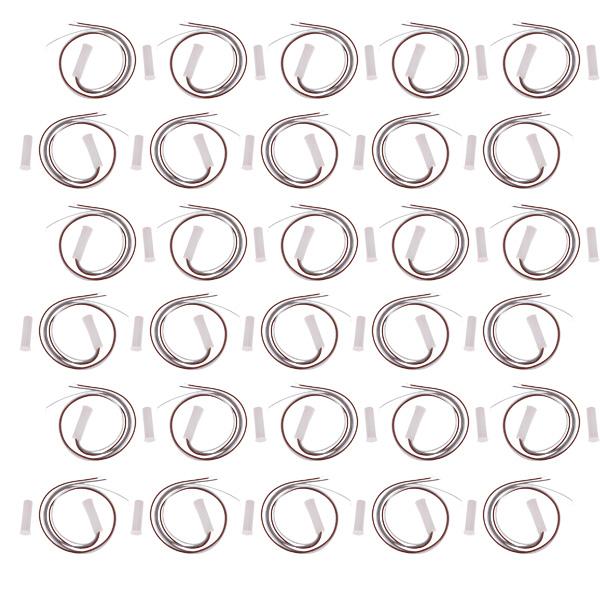 30-Pcs NC NO Door Window Contact Magnetic Reed Switch Alarm 3W 10-25mm