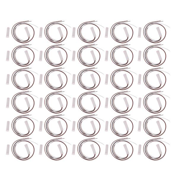 30-Pcs NC NO Door Window Contact Magnetic Reed Switch Alarm 3W 10-25mm
