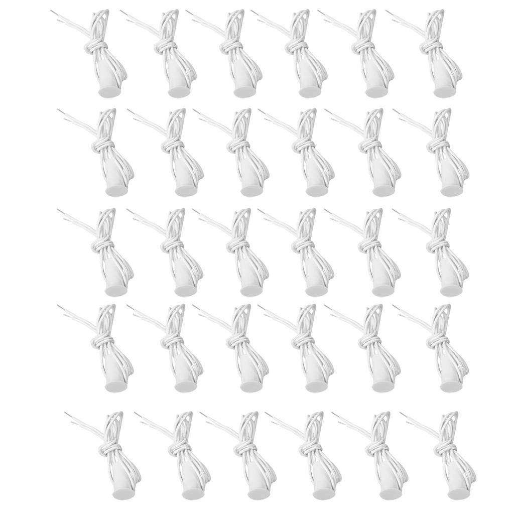 30-Pcs Recessed Magnetic Door Window Contacts Alarm Reed Switch