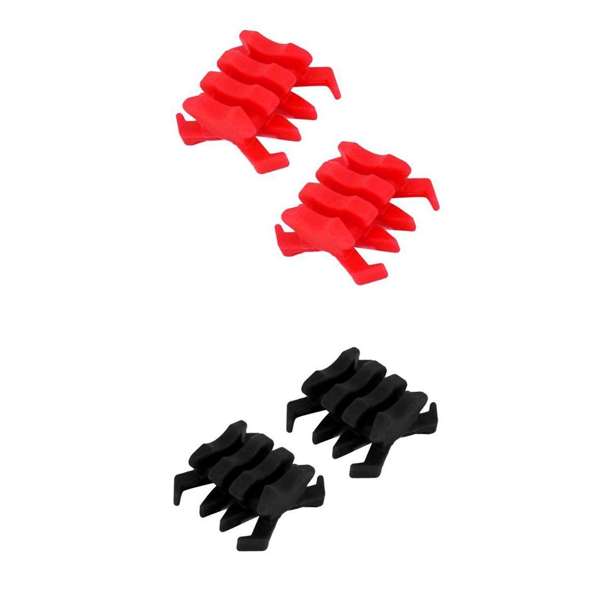 4 pcs Compound Bow Shock Absorber Stabilizer Limb Vibration Dampener Black