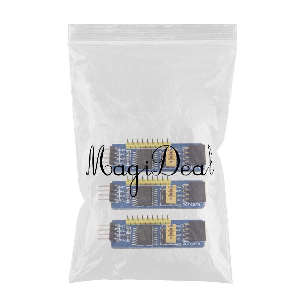 3 Pieces PCF8574 IO Expansion Board I2C Development Board for