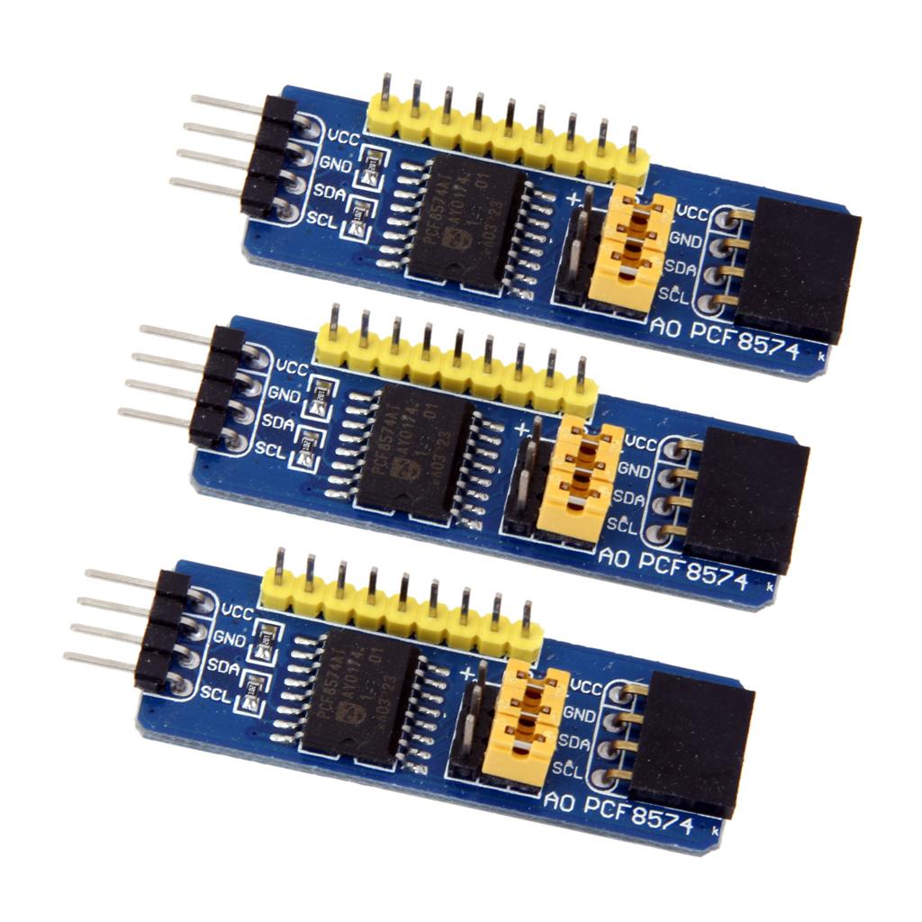 3 Pieces PCF8574 IO Expansion Board I2C Development Board for