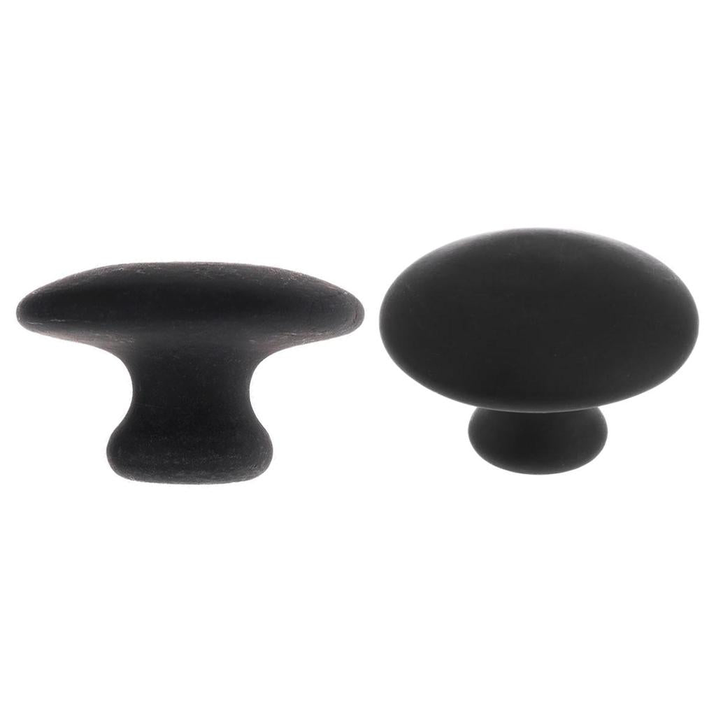 2 Pieces Mushroom Shaped Massage Gua Sha Stone Natural Basalt Hot Rock