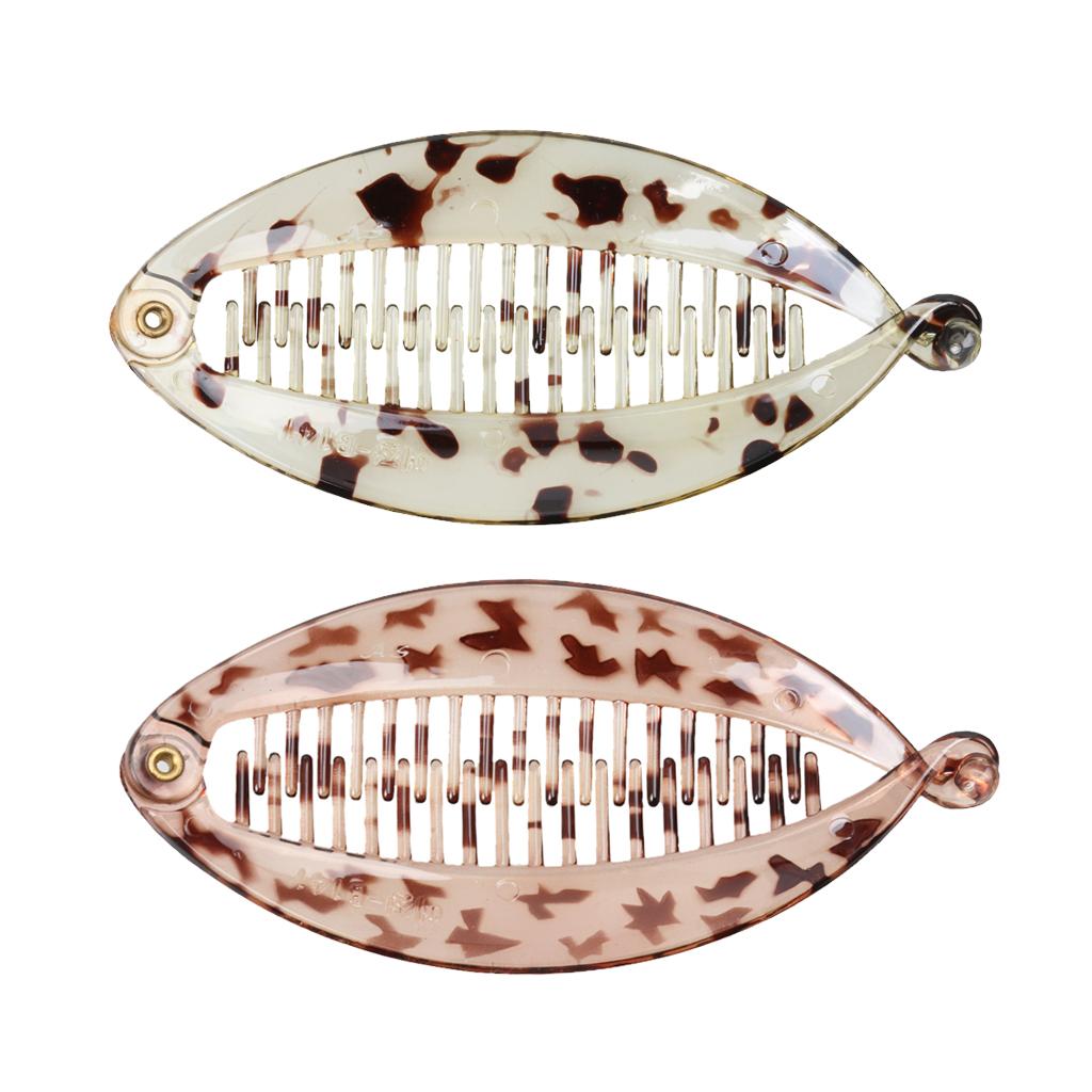 2 Pieces Hair Claw Tail Fish Clip Comb Hairclip Lady Fashion Hair Clasp