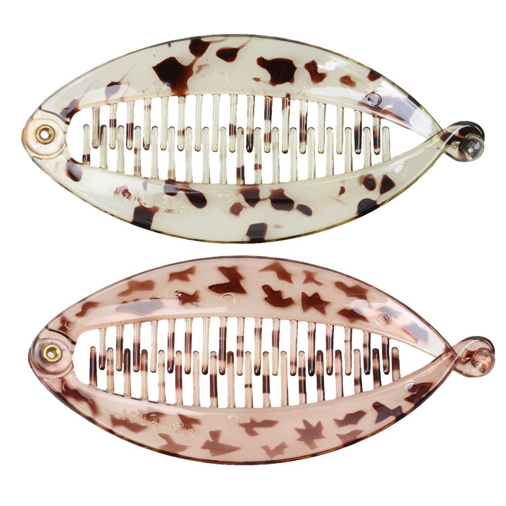 2 Pieces Hair Claw Tail Fish Clip Comb Hairclip Lady Fashion Hair Clasp