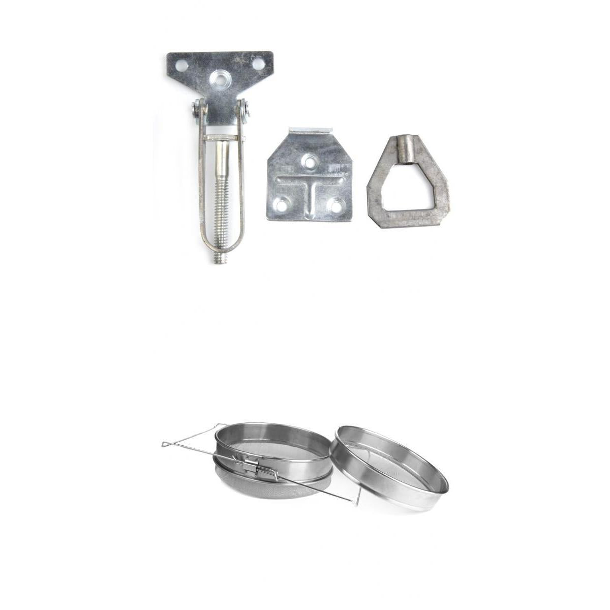 Beekeeping Double Honey Strainer Filter Set of Adjustable Hive Fasteners