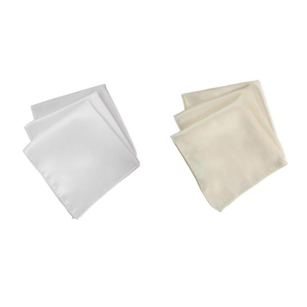 20pcs Polyester Napkin Pocket Handkerchief Square Wedding Party Tableware