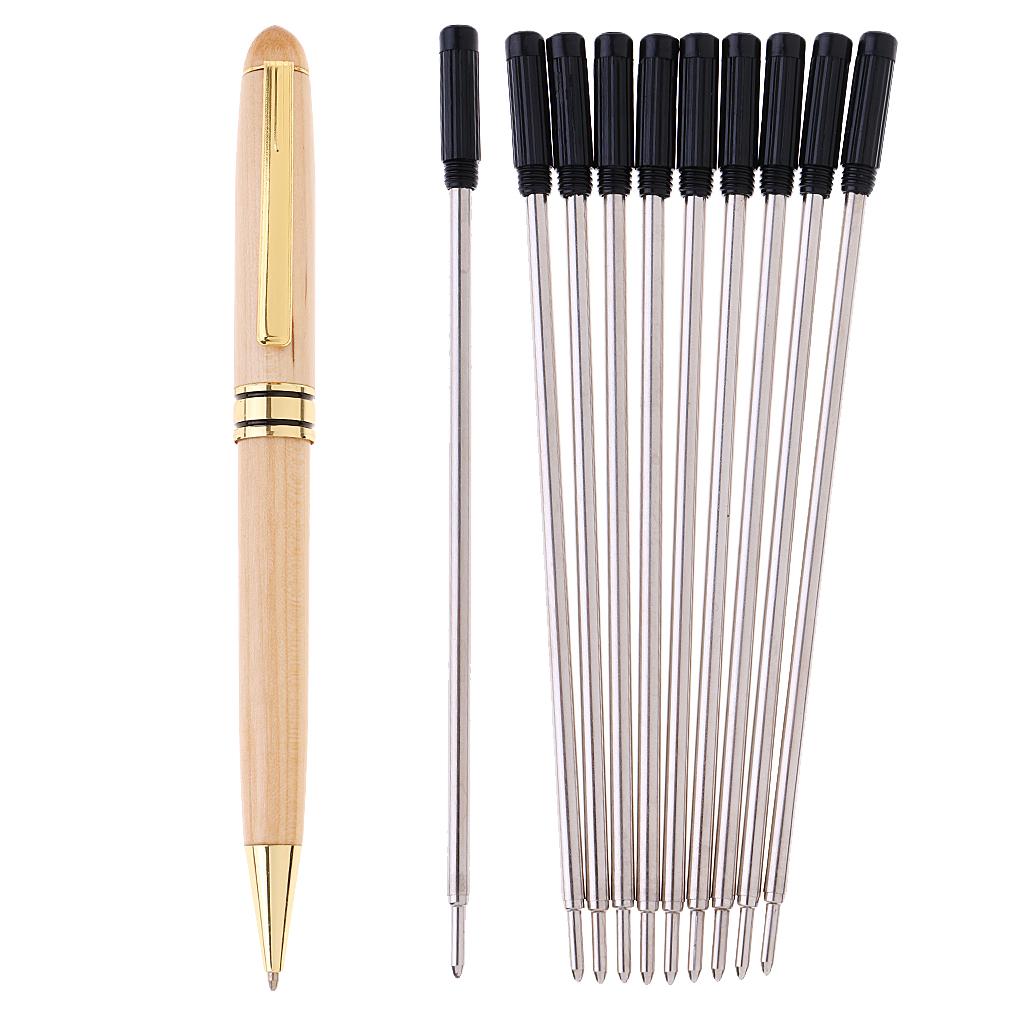 Bamboo Sign Pen Ballpoint Pen Biros Gift Souvenir & Ball-Point Pen Refills