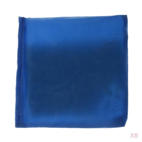 8 Pieces Double Layer Cornhole Bag - Bean Bag for Toss Corn Hole Game blue