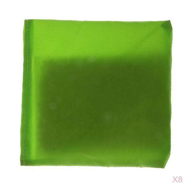 8 Pieces Double Layer Cornhole Bag - Bean Bag for Toss Corn Hole Game green