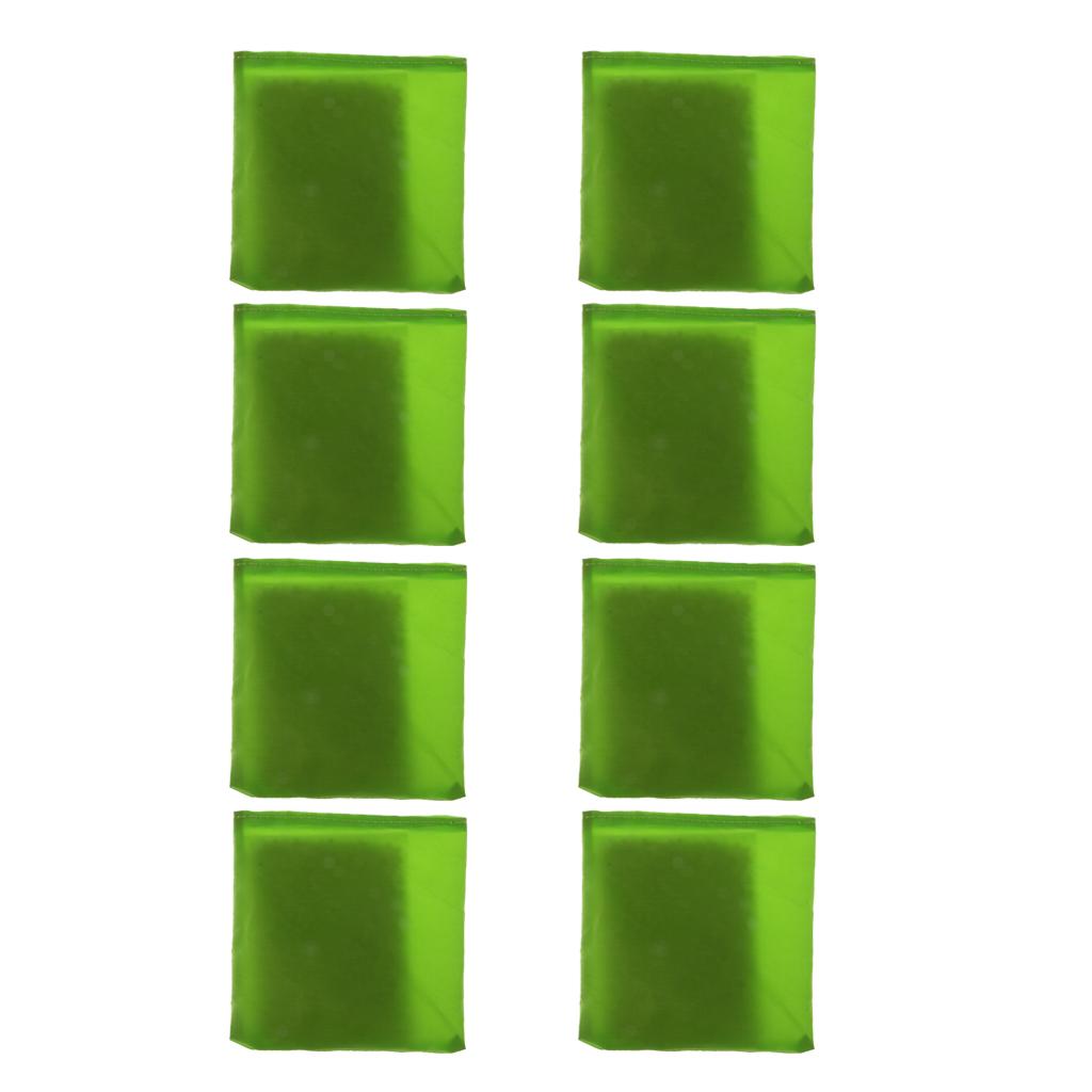 8 Pieces Double Layer Cornhole Bag - Bean Bag for Toss Corn Hole Game green