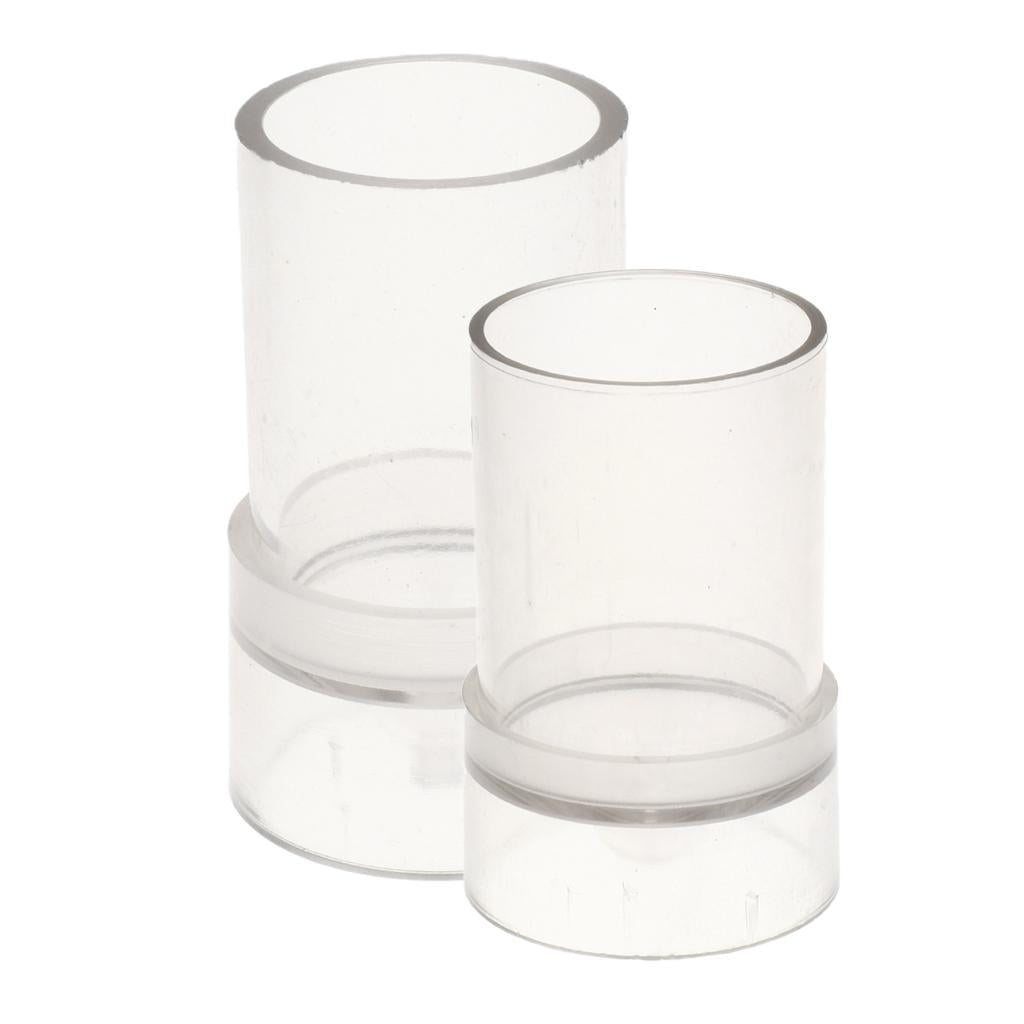 2 Pieces Plastic Clear Candle Molds Soap Mold Tool DIY Candles Making Craft