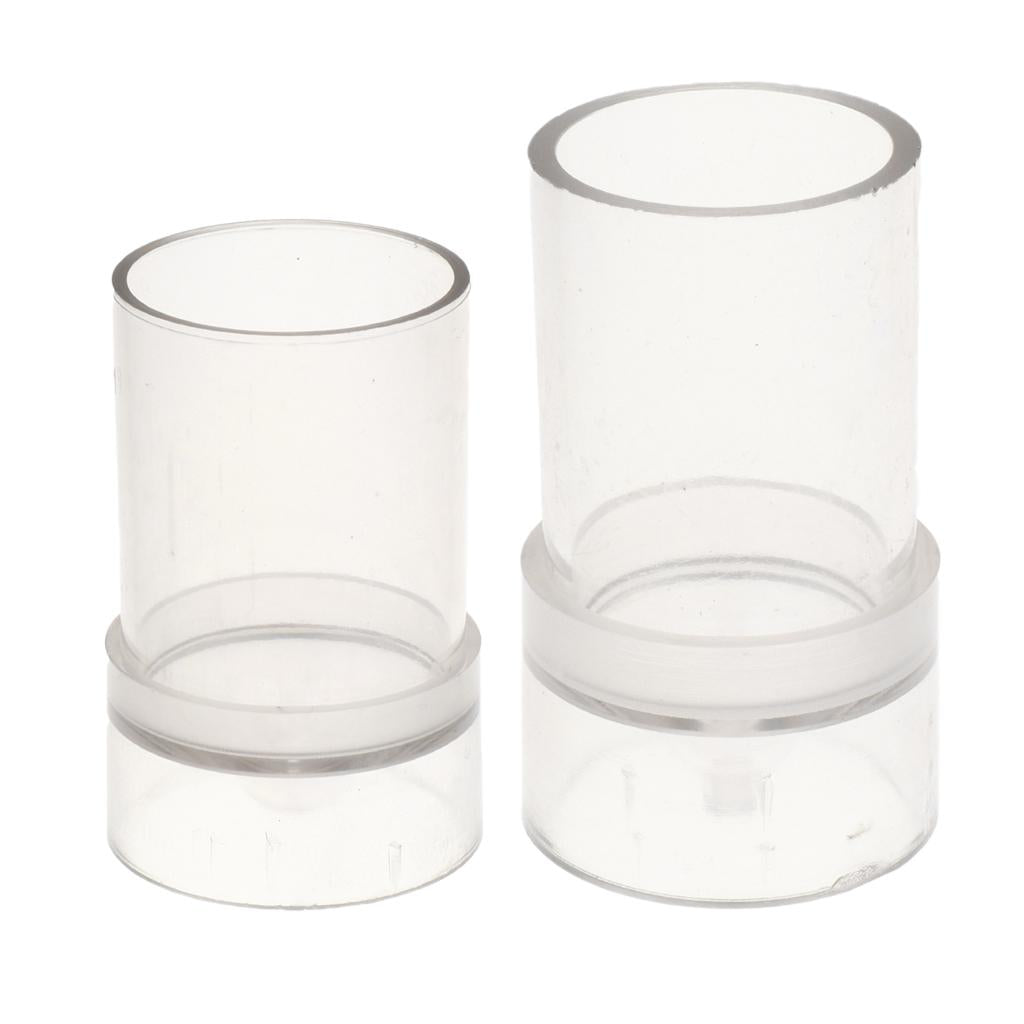 2 Pieces Plastic Clear Candle Molds Soap Mold Tool DIY Candles Making Craft