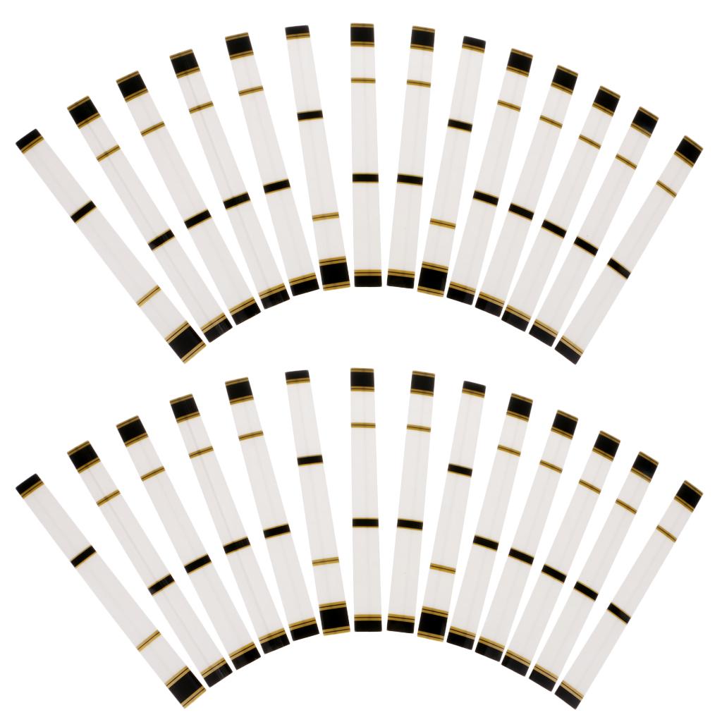 30 Pieces White SPVC Heat Shrinkable Dense Archery Arrow Wraps 19.5 x 2cm