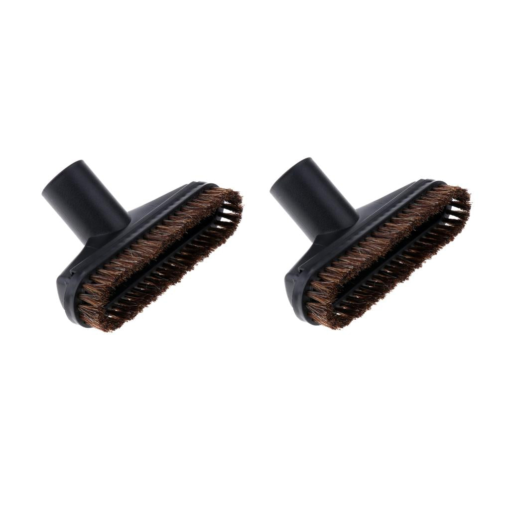 2pcs 32mm Detachable Vacuum Bristle Dust Brush Power Nozzle Soft Horsehair