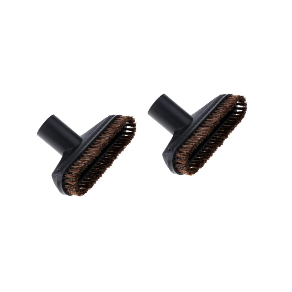 2pcs 32mm Detachable Vacuum Bristle Dust Brush Power Nozzle Soft Horsehair