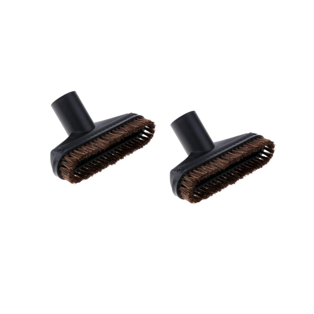2pcs 32mm Detachable Vacuum Bristle Dust Brush Power Nozzle Soft Horsehair
