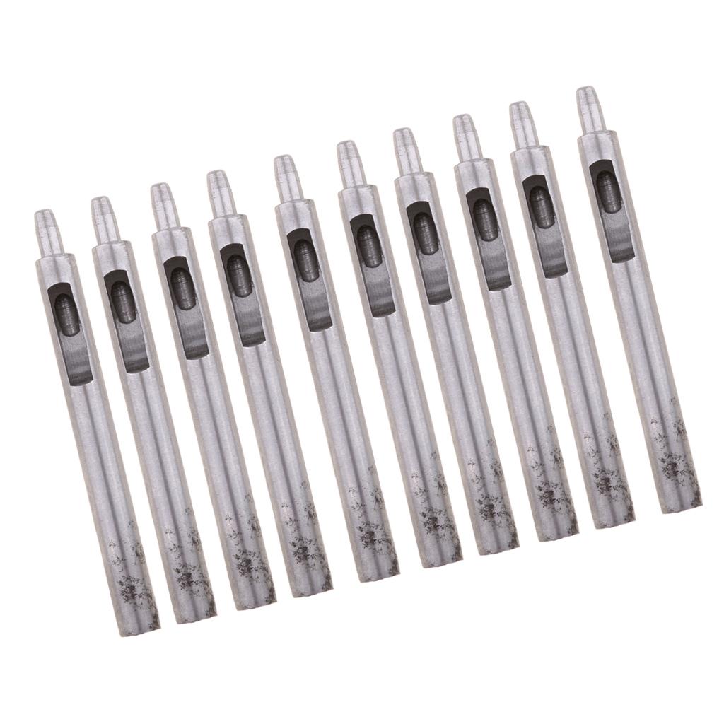 10x Craft Tool Round Hole Drive Punch for Leather Belt Watch Gasket 3.5mm
