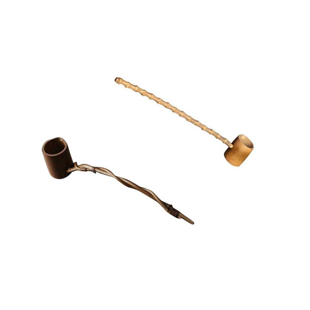 2 piece Japanese Bamboo Water Dipper Ladle Light Traditional Tea Suana Ladle