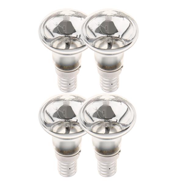 4Pcs R39 Reflector Tungsten Filament Spotlight Bulb Lamp SES E14 25W