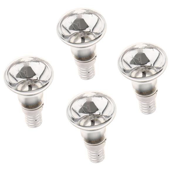 4Pcs R39 Reflector Tungsten Filament Spotlight Bulb Lamp SES E14 25W