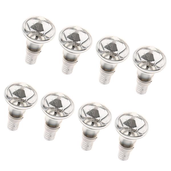 8Pcs R39 Reflector Tungsten Filament Spotlight Bulb Lamp SES E14 25W