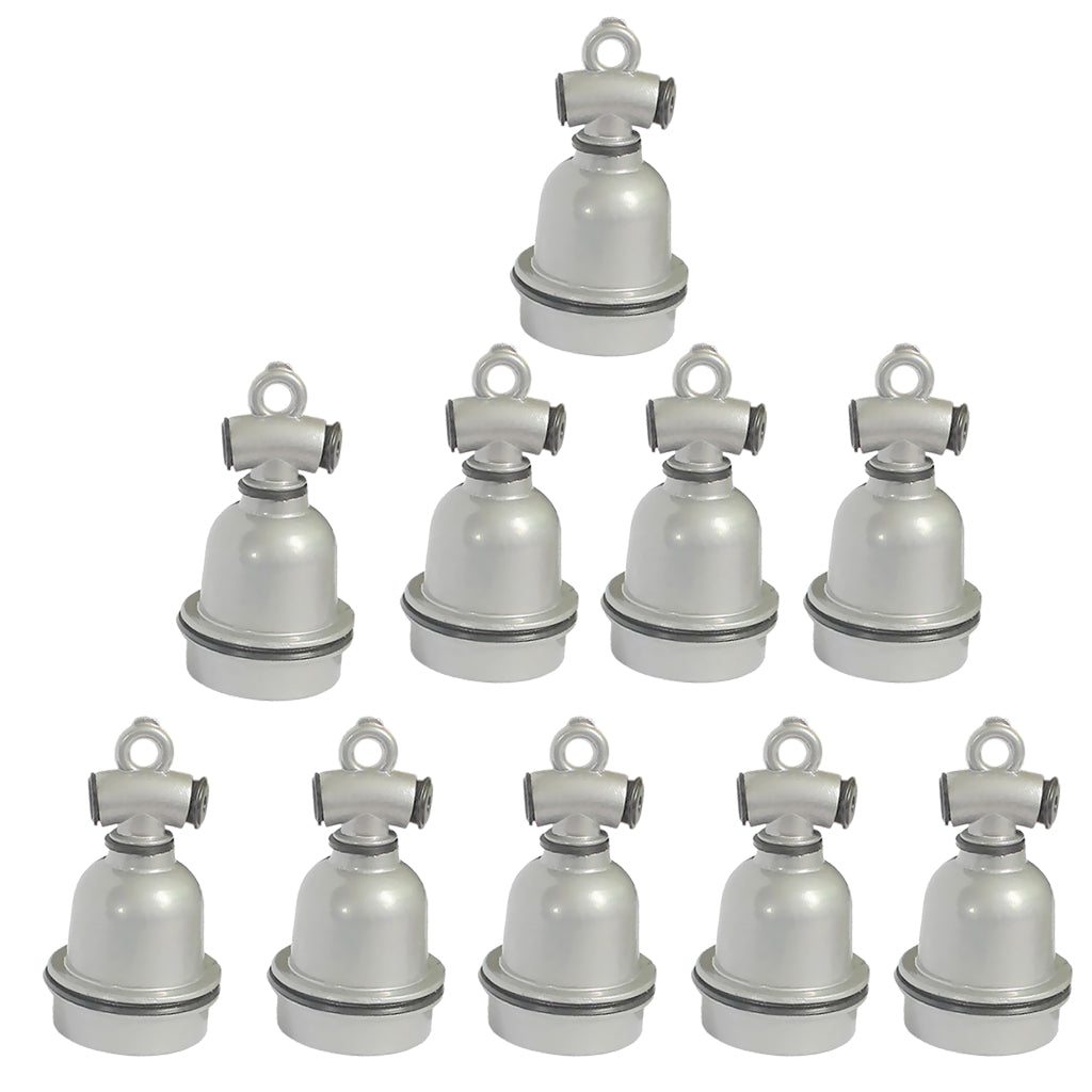 10Pcs E27 Waterproof Aluminium Bulb Lamp Heater Holder Lamp Socket for Pig
