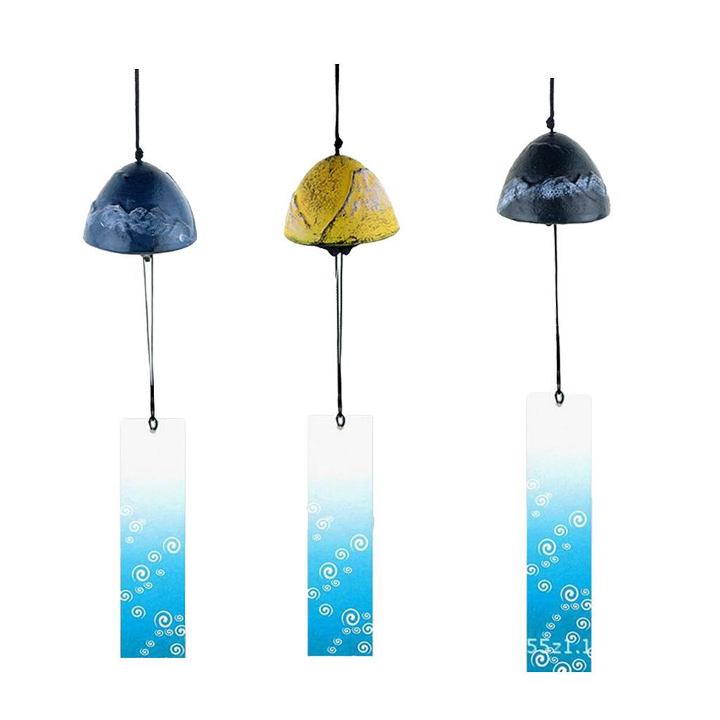 3pcs Japanese Furin Wind Chime Nambu Cast Iron Iwachu Good Luck Bells