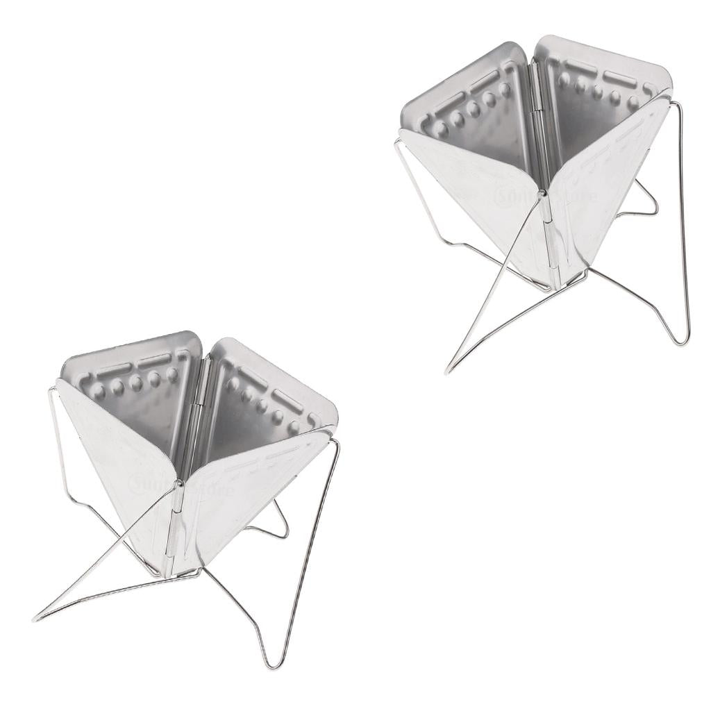 2pcs Folding Coffee Drip Support Stainless Steel Coffee Filter Holder Stand