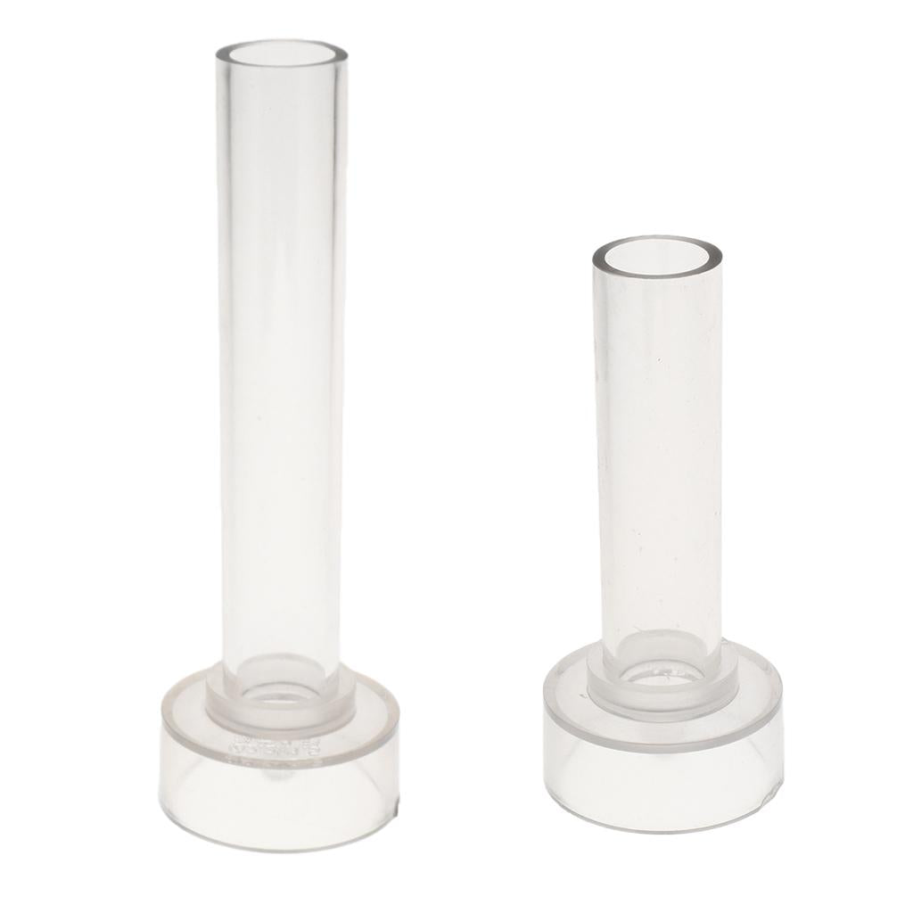 2 Pieces Plastic Round Church Top Candle Mould for Candle Making 15cm 20cm